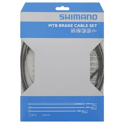 Abbildung von Bremszug Satz Shimano MTB Edelstahl Schwarz