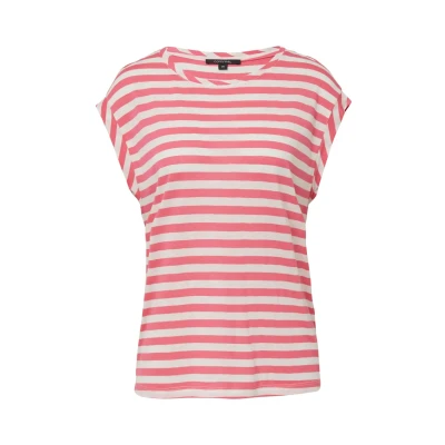 Abbildung von comma Tshirt print, Damen, Größe: 34, Pink