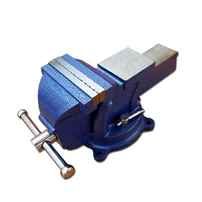 Abbildung von Vago Tools Schraubstock Werkbankschraubstock 100mm drehbar 360 für Werkbank