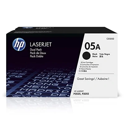 Abbildung von HP 05A Original Toner (geeignet für LaserJet P2035, P2055) 2er Pack, schwarz