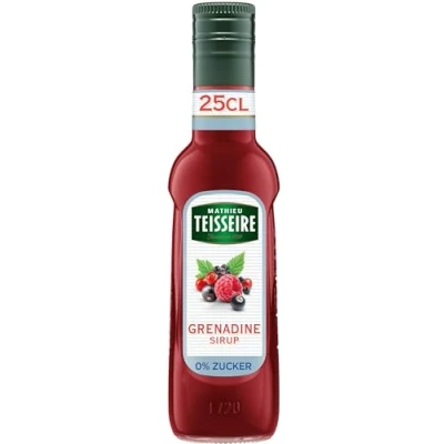 Abbildung von Mathieu Teisseire Sirup Grenadine 0% Zucker, 0,25L, 0.25 von FROG.coffee