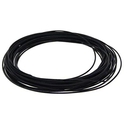 Abbildung von Othmro Polyethylen Schrumpfschlauch, 0,8 mm Durchmesser, 10 m Länge, 2:1, elektrischer Isolierschlauch, Draht Schlauch, schwarz, 1 Stück