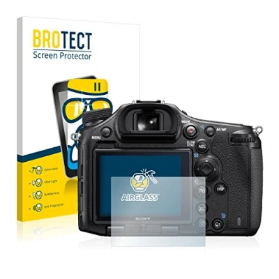 Abbildung von BROTECT Schutzglas für Sony Alpha 99 II Schutzfolie Panzer Folie Glas [Extrem Kratzfest 9H, Anti Fingerprint, Ultra Transparent]