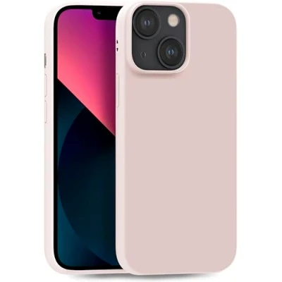 Abbildung von MyGadget Hülle kompatibel mit iPhone 13 Mini robuste Handyhülle TPU Case Slim Silikonhülle Back Cover Kratzfest Schutzhülle matt Baby Pink