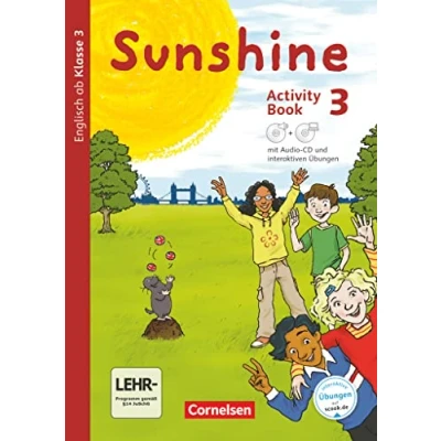 Abbildung von Sunshine Englisch ab Klasse 3 Allgemeine Ausgabe 2015 3. Schuljahr: Activity Book Mit interaktiven Übungen online CD ROM, Audio CD, Minibildkarten und Faltbox