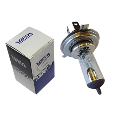 Abbildung von 1 x Vega® Halogenlampe &#039;Maxi&#039; H4 60 W/55 W P43t, französische Marke, 12 V.