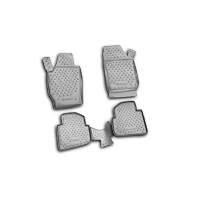 Abbildung von Element Gummimatten Passgenaue Fußmatten Skoda Roomster 06/2006 4tlg