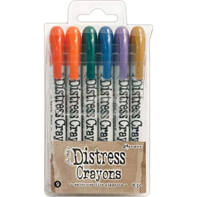 Abbildung von Ranger Tim Holtz Distress Crayons Set 9 (6pcs) (TDBK51794)