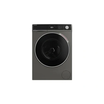 Abbildung von Sharp Waschmaschine Espresso Gray ES NFH914CADA DE, 9 kg, 1400 U/min, AquaStop, Steam, AllergySmart, 15 Programme