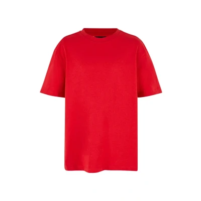 Abbildung von Urban Classics Heavy Oversized Tshirt basic für Kinder, Größe: 134/140, Cityred
