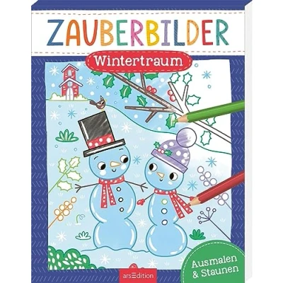 Abbildung von Zauberbilder Wintertraum: Ausmalen &amp; Staunen Mache verborgene Muster sichtbar! Für Kinder ab 5 Jahren