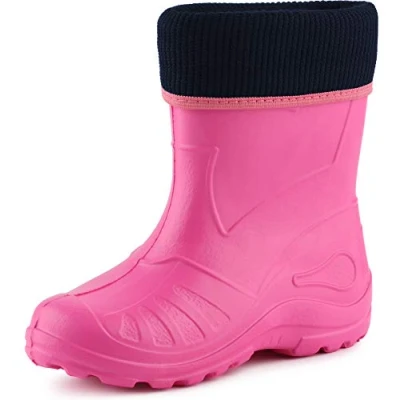 Abbildung von Ladeheid EVA KL058 Thermo Regenstiefel Kinder Gummistiefel mit herausnehmbares Innenfutter