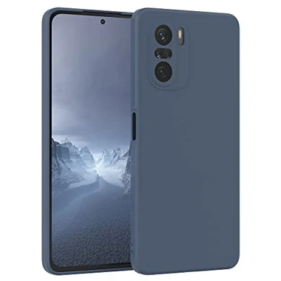 Abbildung von EAZY Case Silikonhülle für Xiaomi Mi 11i Hülle Silikon Blau weich stoßfeste Handyhülle Schutzhülle mit Kameraschutz Dünn Premium Schutz Cover TPU Phone Bumper in Petrol
