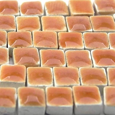 Abbildung von Mini Mosaiksteine 5x5mm, 1000 Stück, Gelborange, WO01