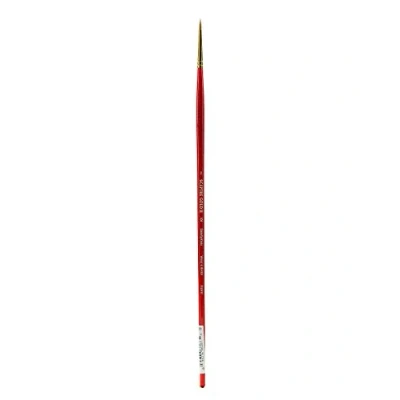 Abbildung von Winsor &amp; Newton 5184702 Sceptre Gold II Künstler Aquarellpinsel mit hoher Farbtragekapazitat exzellenter Sprungkraft, Serie 404 Rundpinsel, langer Stiel, Nr.2 1,8mm