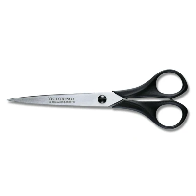 Abbildung von Victorinox Profi Haushalts und Bastelschere, Extra Scharfe Klinge, 19 cm, Robuster Kunststoffgriff, Rostfreier Stahl, schwarz