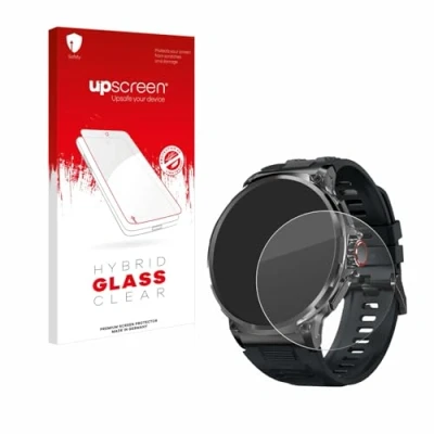Abbildung von upscreen Schutzglas für Stahlgear Zeus 1.85&quot; Schutzfolie, Glas Folie [Klar, 9H Panzerschutz, Anti Fingerprint]
