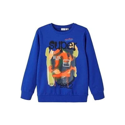 Abbildung von NAME IT Boy&#039;s NKMBANDY LS Sweat UNB Sweatshirt, Surf The Web, 122/128