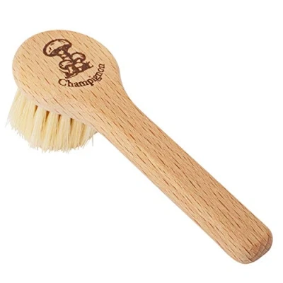 Abbildung von Landshop24 Reinigungsbürste Champignonbürste, Pilzbürste, Schweineborste, Buchenholz, Pilze, (1 Bürste), Made in Germany