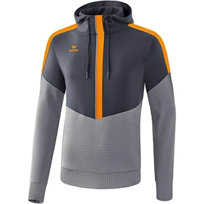 Abbildung von Erima Fussball Teamsport Textil Sweatshirts Squad Kapuzenpullover, Herren, Größe: XXL, Grauorange