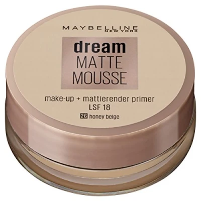 Abbildung von Maybelline New York Dream Matte Mousse Makeup Foundation, Damen, Größe: 18 ml, 26 honey beige