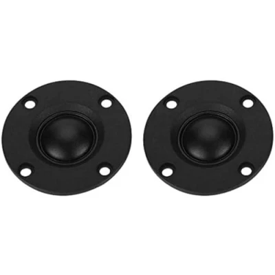 Abbildung von ANCLLO Hochtöner, HiFi Lautsprecher, 30 W, 6 Ω, Seidenfilm, Kuppelhochtöner, Vollbereich Audio 2 Stück