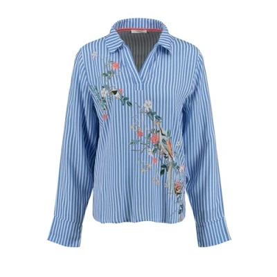 Abbildung von Key Largo WB BIRD Bluse, Damen, Größe: Medium, Water blue