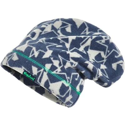 Abbildung von Playshoes Unisex Kinder Fleece Mütze Wintermütze, Beanie Sterne, 53cm