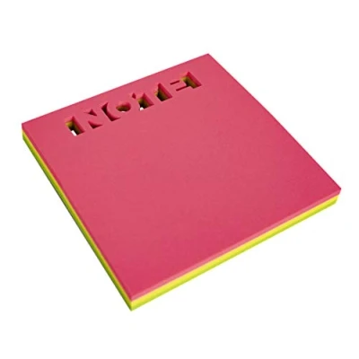 Abbildung von APLI 18336 Haftnotizen NOTE 75 x mm, Blatt, 3 verschiedene fluoreszierende Farben