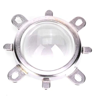 Abbildung von 20 100W LED Lichtlinse Reflektor 44 mm Optische Glaslinse + 50 Kollimatorschale Feste Halterung(60)