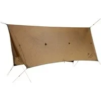 Abbildung von AMAZONAS Ultra Light Adventure Wing Tarp 680 g Zelt Ersatz mit 360 Wetterschutz Maße 320 x 255 x150 cm Packmaß 28 12 in Braun