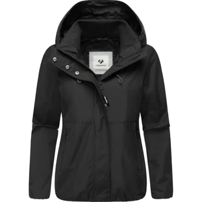 Abbildung von Ragwear Regenjacke / wasserabweisende Jacke, Damen, Größe: XS, Black