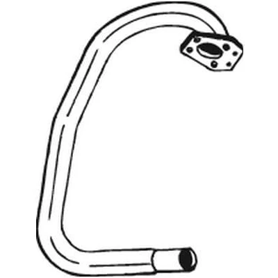 Abbildung von BOSAL 785 497 Abgasrohr VOLKSWAGEN: TRANSPORTER 3 Pritsche/Fahrgestell, Bus, Kasten