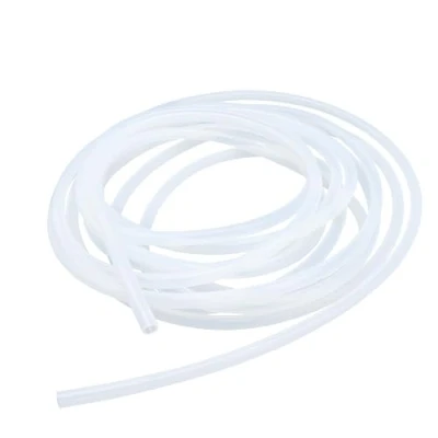 Abbildung von LAVMHAB Silikonschlauch 6mm ID x 10mm OD 5 Meter Länge, Lebensmitteltaugliche Schläuche Flexibler Schlauch Klar Wasser Luft Rohre für die Pumpe übertragen