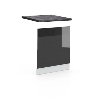 Abbildung von Vicco Frontblende Fame Line, Anthrazit Hochglanz/Weiß, 60 cm, AP