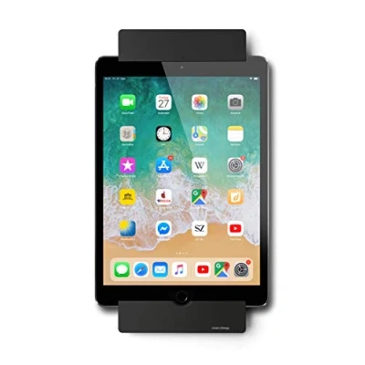 Abbildung von Smart things Solutions s21 b sDock A10 Schwarz Abschließbare, um 90 drehbare Wandhalterung, Ladestation, Fotorahmen für iPad 10.2&quot; (2019), Pro 10.5&quot; (2017), Air (2019)