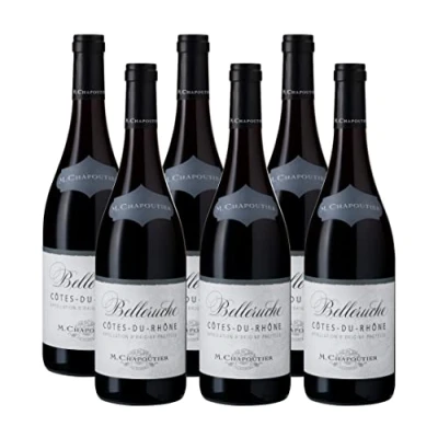 Abbildung von M. Chapoutier Cotes du Rhone AOC trocken Trockener, aromatischer Rotwein aus Frankreich (1 x 750 Milliliter )