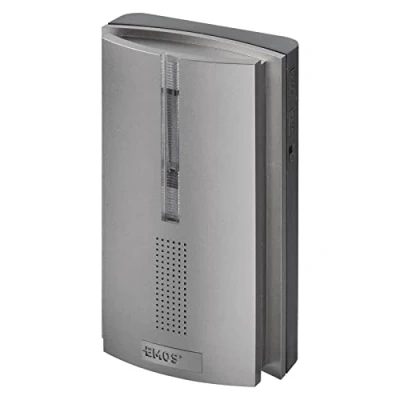 Abbildung von EMOS P5763R Kabellose Türklingel, Ersatz/Zusatz Repeater zu P5760 und P5763 unbegrenzte Reichweite, batteriebetrieben, 5 stufige Lautstärke bis 85 dB, LED Anzeige, 16 Melodien, Speicherfunktion