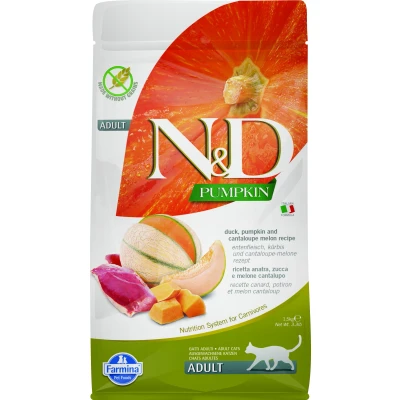Abbildung von N&amp;D Pumpkin CAT Ente &amp; Cantaloupe melone varianten 1,5 kg