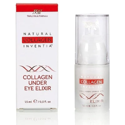Abbildung von Natural Collagen Inventia Kollagen Augencreme gegen falten und augenringe Elixier für die Augenpartie 15 ml Augenpflege