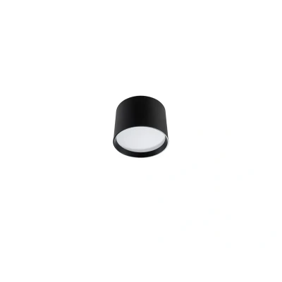 Abbildung von Lindby LED Strahler Nivoria, Ø 12 cm, sandschwarz, Aluminium