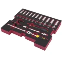 Abbildung von Stanley FatMax T STAK Einlage 48piece 1/4 Set, Steckschlüssel Satz, Zoll, Metrisch, 11 Kopf/Köpfe, 4,5,6,7,8,9,10,11,12,13,14 mm