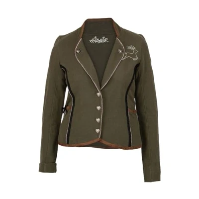 Abbildung von Hangowear Trachtenjanker Trachtenblazer Damen QARA oliv