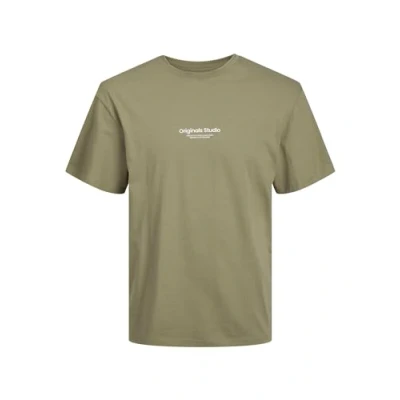 Abbildung von Jack &amp; Jones Jorvesterbro SS CREW NECK NOOS Tshirt print, Größe: Small, Aloe