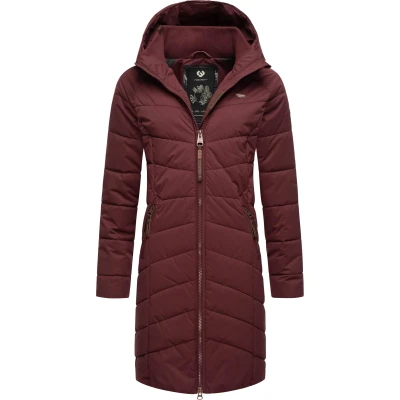 Abbildung von Ragwear Dizzie Wintermantel, Damen, Größe: XL, Wine red