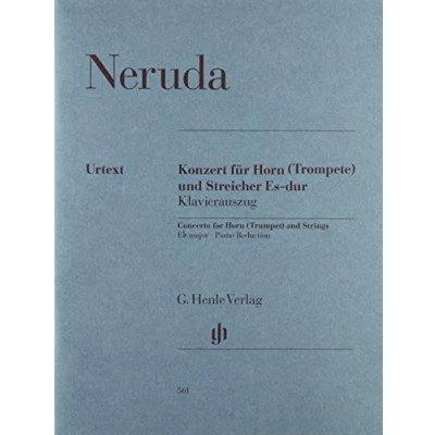 Abbildung von Konzert für Horn (Trompete) und Streicher Es dur; Klavierauszug: Besetzung: Klavier (G. Henle Urtext Ausgabe)