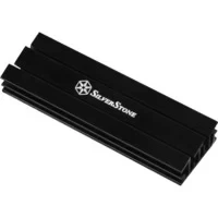Abbildung von SilverStone SST TP02 M2 M.2 Kühlset für SSD bis zu 80 mm Länge, Aluminum, Schwarz