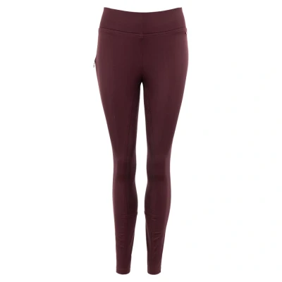 Abbildung von Premiere Reitleggings Bugloss Damen Silikonsitz 42 Bordeaux