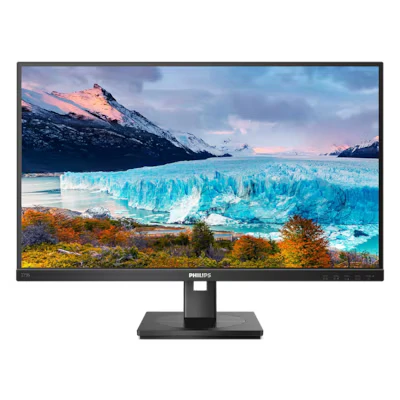 Abbildung von Philips 273S1 27 Zoll Full HD Monitor, höhenverstellbar, Lautsprecher, Adaptive Sync (1920x1080, 75 Hz, HDMI, DisplayPort (in/Out), USB C (65W PD), RJ45, Hub) schwarz