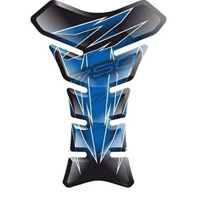 Abbildung von PARASERBATOIO ADESIVO, TANKPAD, TANKSCHUTZ, PROTECTION DE RESEVOIR, RESINATO EFFETTO 3D compatibile con KAWASAKI Z750 V4
